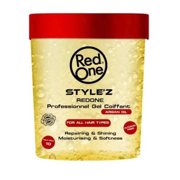 Red One Style´Z Hair Gel Argan Oil 483ml Red One Style´Z Hair Gel Argan Oil 483ml